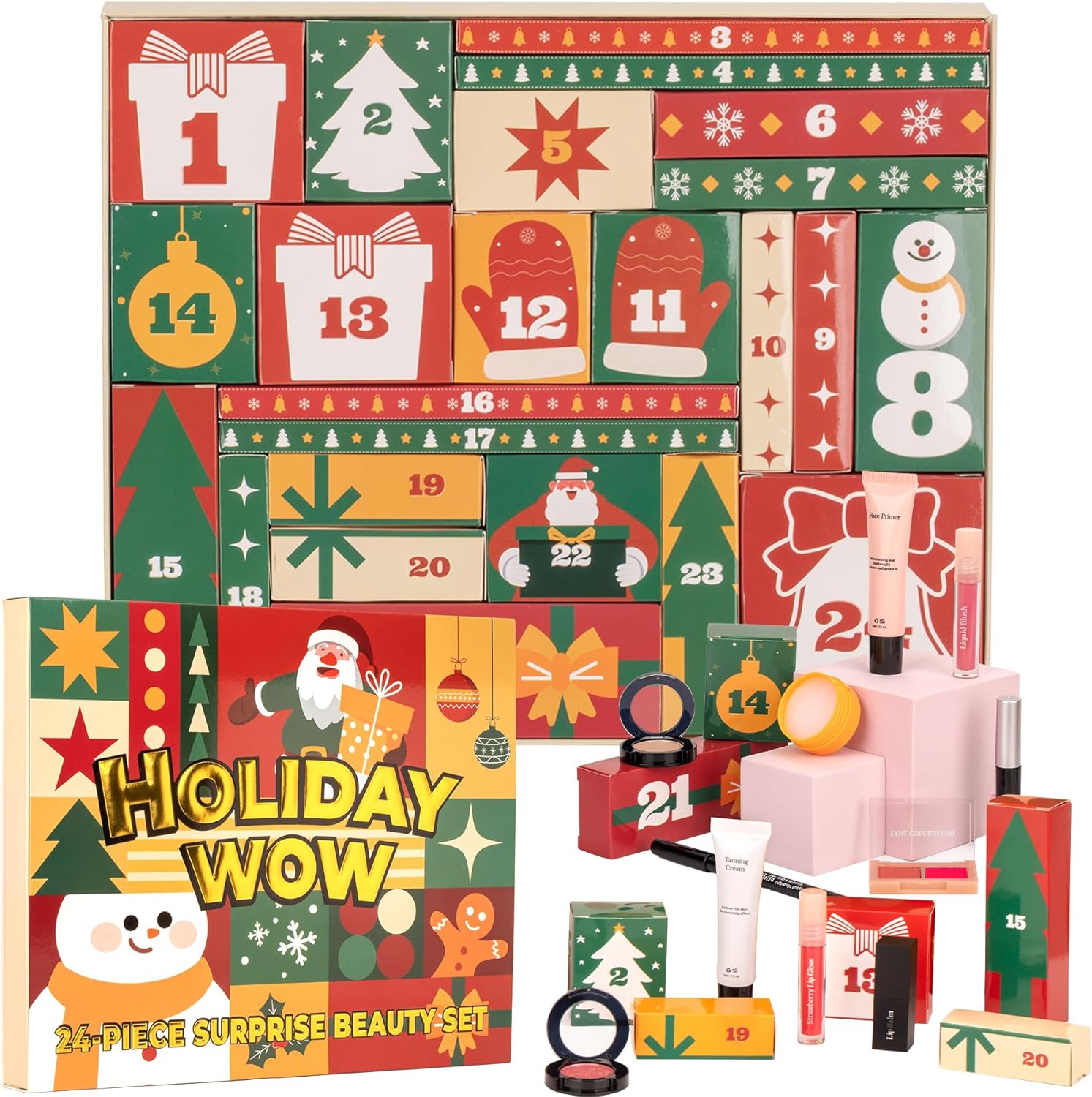 Skiennix Makeup Advent Calendar 2025 | 24 Days of Beauty Surprises - Perfect Christmas Gift for Teen Girls