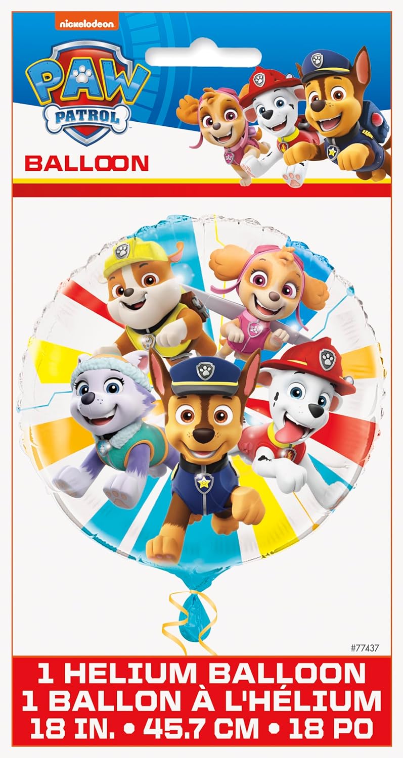 Paw Patrol Balloons - 8 Latex & 1 Foil Balloon Bundle | Perfect for Chase & Skye Birthday Party Decorations
