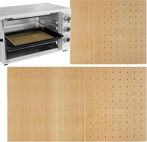 Katbite Air Fryer Parchment Paper Liners - 180 Count Disposable Perforated Sheets | 9x11 Inch Basket Accessories for Cuisinart & Ninja Foodi