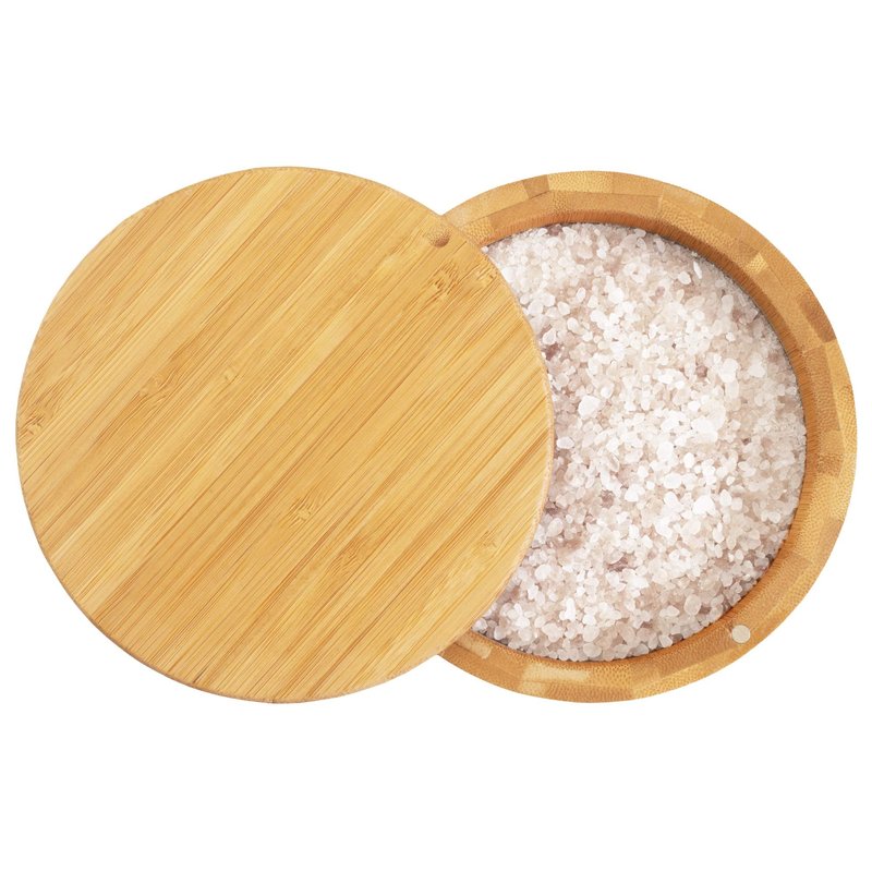 Totally Bamboo Margarita Salt Rimmer – Eco-Friendly Bamboo Glass Rimmer with Swivel Lid and Magnetic Closure | Cocktail Bar Tool for Margaritas and More