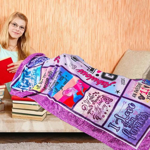 Lviliss Gifts for 11 Year Old Girl Blanket, 11 Year Old Girl Birthday Gift Ideas, 11th Birthday Gifts for Girls, 11th Birthday Decorations for Girls Throw Blanket 50”x60”