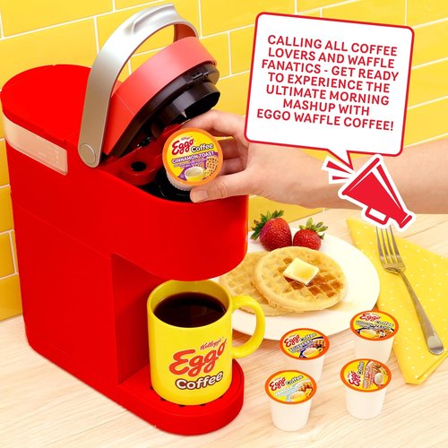 Eggo Beverages Cinnamon Toast Waffle Coffee Pods - Fair Trade Certified, 40 Count | Perfect for Keurig K Cup Brewers
