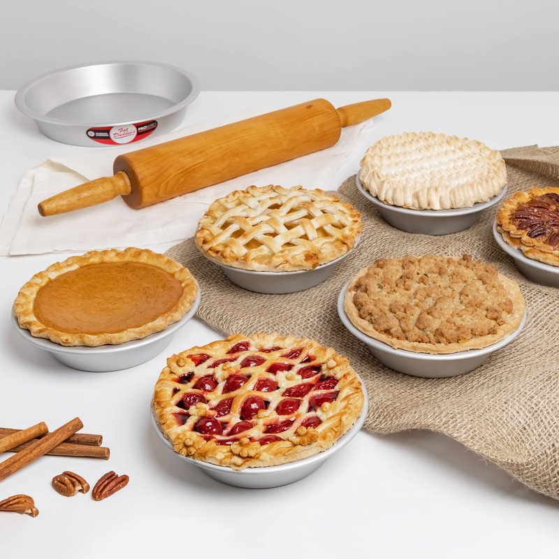 Fat Daddio's PIE-10 Anodized Aluminum Pie Pan, 10 x 1.5 Inch