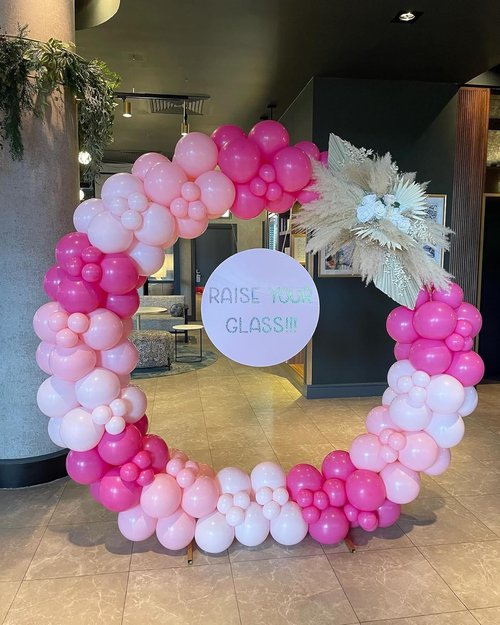 Kelfara Pink Balloon Garland Arch Kit - 109 Pcs Hot Pink & Pastel Latex Balloons | 18", 12", 10", 5" Sizes for Weddings & Parties