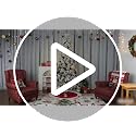Bornerwhite 24 Pcs Burgundy Velvet Scented Christmas Balls 2.36 Inch - Flocked Holiday Ornaments for Xmas Tree & Decor
