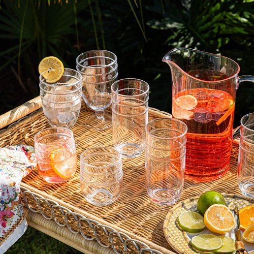 Juliska Isabella Acrylic Small Tumbler - Clear
