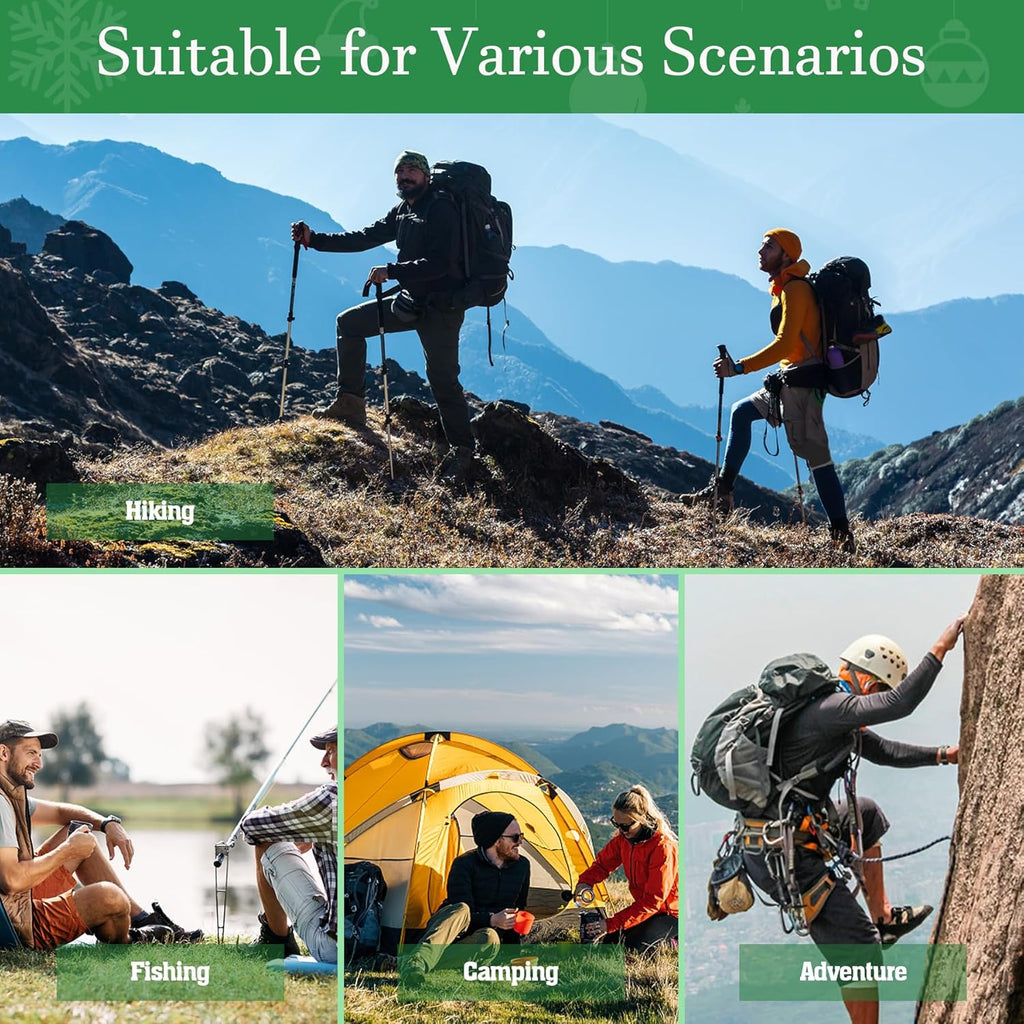 SUNNINO Survival Kit Advent Calendar 2025 - 24 Days of Outdoor Gear for Camping, Fishing & Hunting