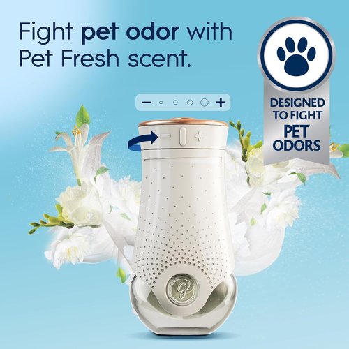 Glade PlugIns Air Freshener Starter Kit - Pet Fresh Scent | 1 Warmer + 1 Refill, 0.67 Fl Oz