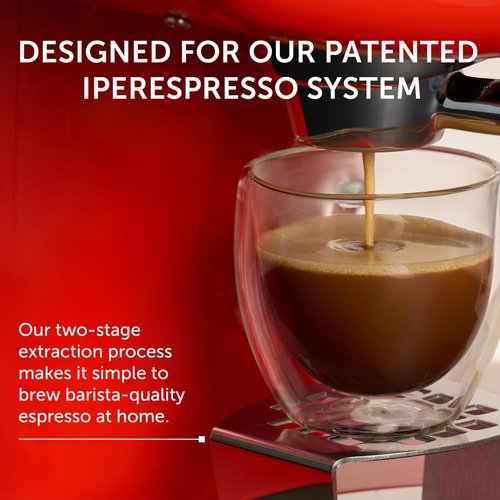 Illy iperEspresso capsules - Classico Medium Roast Coffee - Mild & Balanced - 100% Arabica - 21 Count Capsules per Can (Pack of 4)
