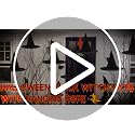 12 Pcs Hanging Witch Hats Set with 98ft Rope for Halloween Party Decor