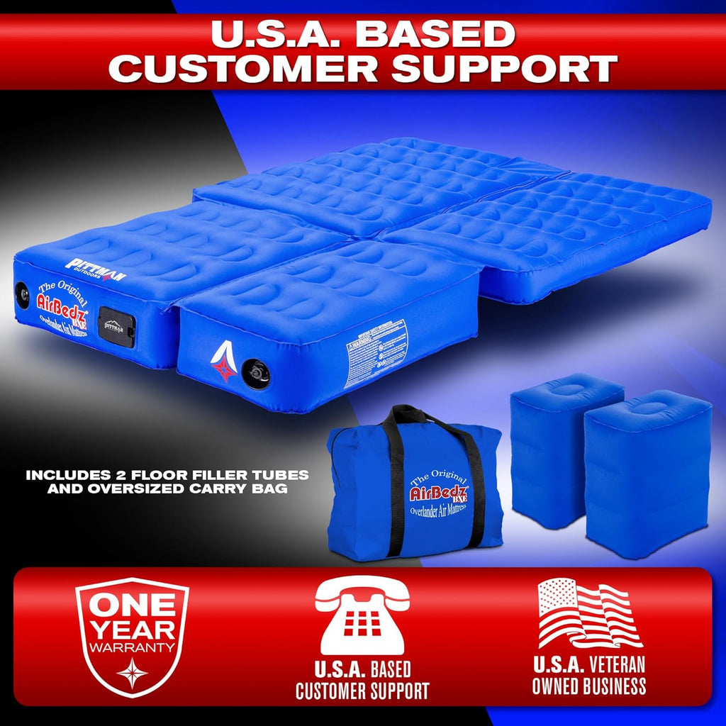 Pittman - Ford Bronco Air Mattress with Built-In Pump | Custom Fit SUV Camping Bed - Ultimate Comfort