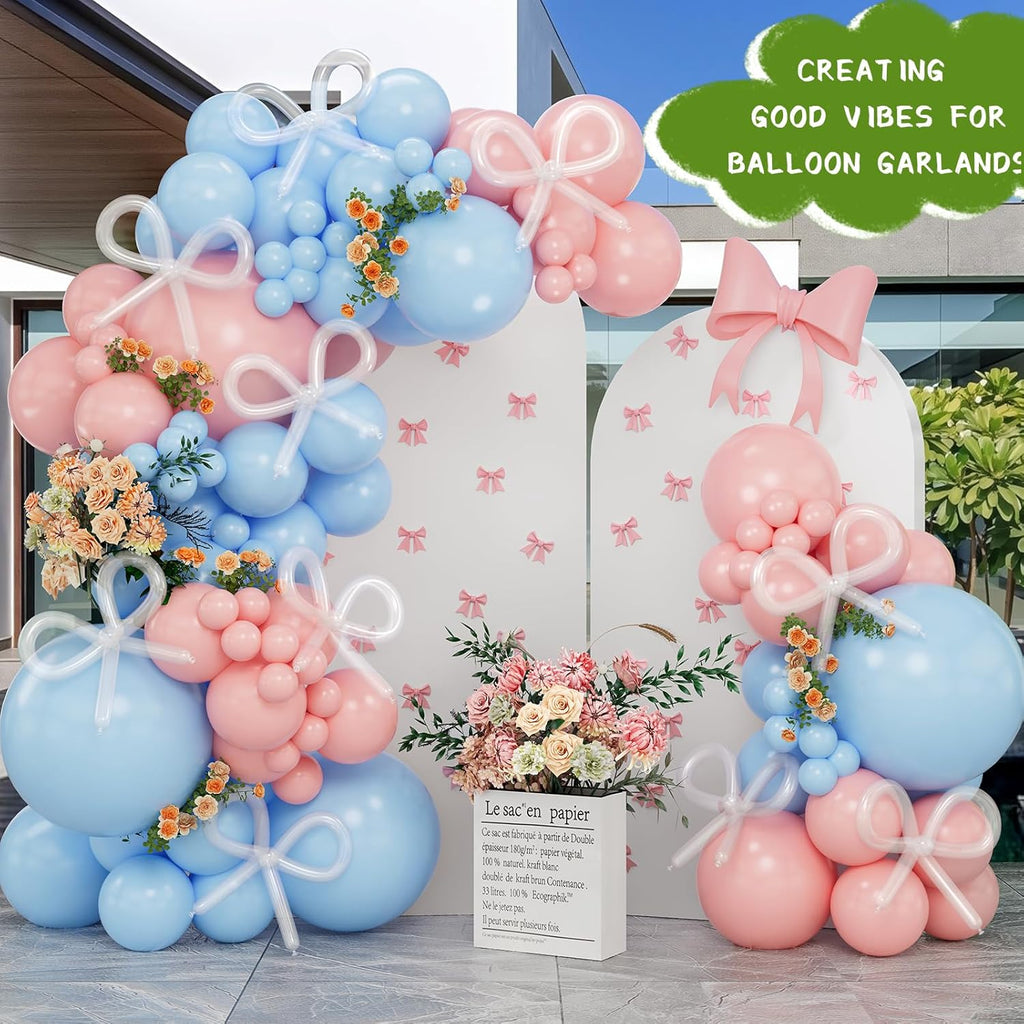 Skiennix 100 Pcs Clear 260 Balloons - Perfect for Long Balloon Garlands & Party Decorations
