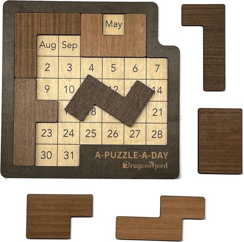 DragonFjord A-Puzzle-A-Day Deluxe | Original Daily Calendar Puzzle with 365+ Challenges