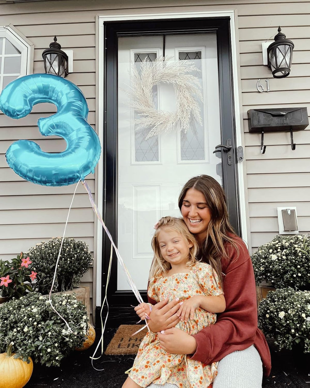 Pearlescent Blue Number 6 Balloon - 40 Inch Birthday Decoration | Perfect for 6th Birthday Parties