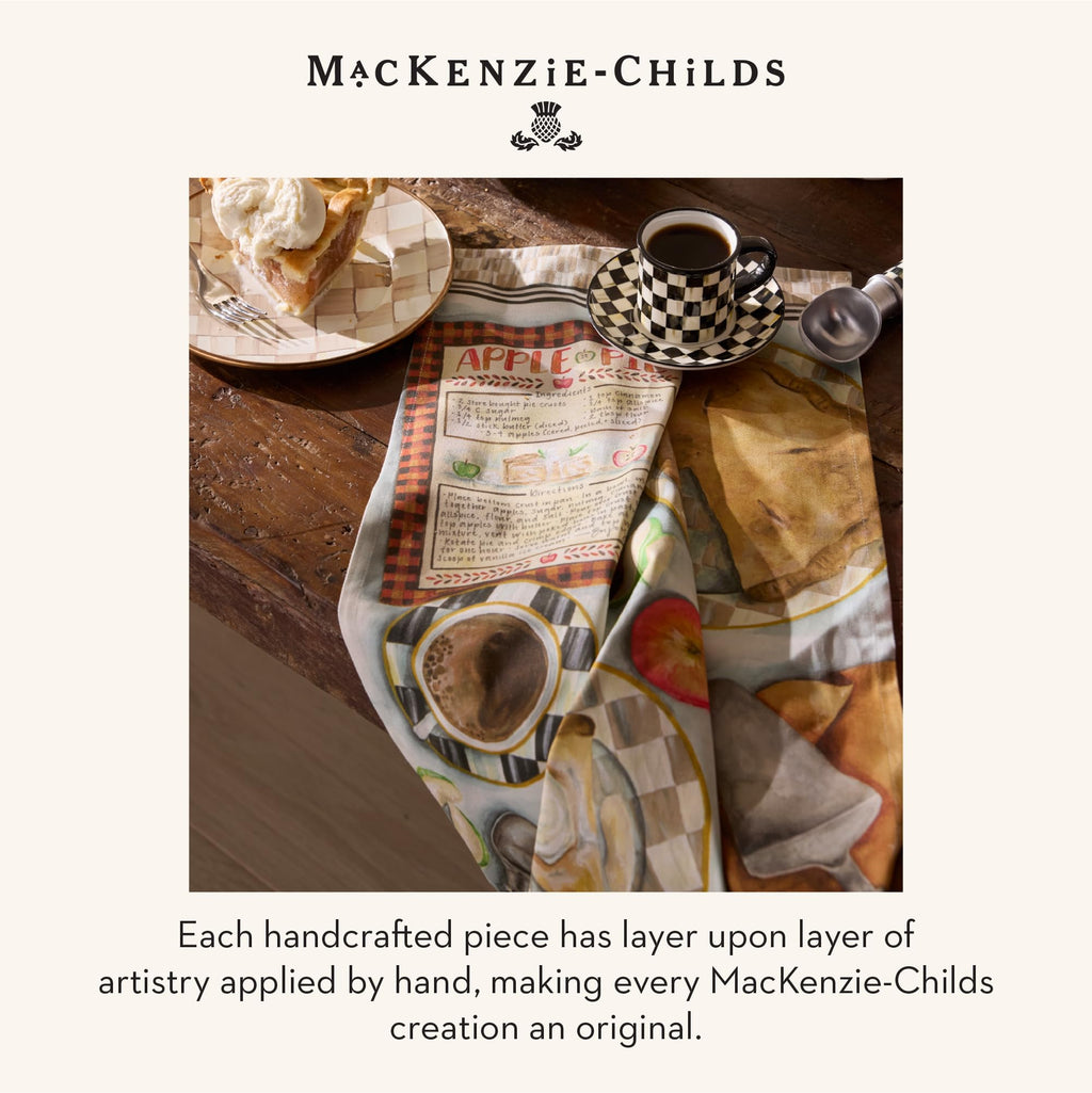 MACKENZIE-CHILDS Cotton Dish Towel, Decorative Kitchen Towel, Happy Halloween