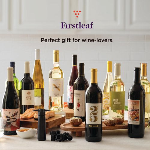 Firstleaf Wine Saver Pump with Vacuum Wine Stoppers - Preserve Your Wine Longer/Reusable/Fits All Standard Wine Bottles/Airtight Seal and No Spills/1 Pump 4 Stoppers/Wine Accessories and Gifts