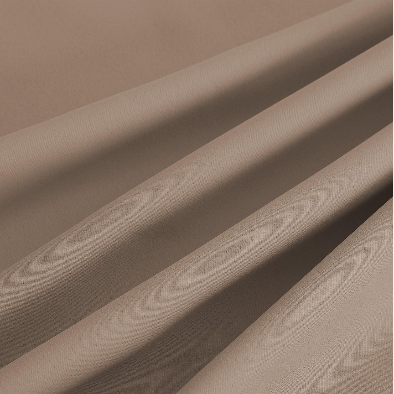NICETOWN Cappuccino Grommet Drapes - Thermal Insulated Window Treatments | Heavy-Duty, 2 Panels, W52 x L95