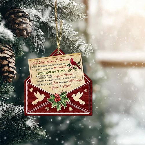 Hyturtle Memorial Christmas Ornament 2025 - Cardinal Tree Decoration for Loved Ones | Sympathy Holiday Keepsake