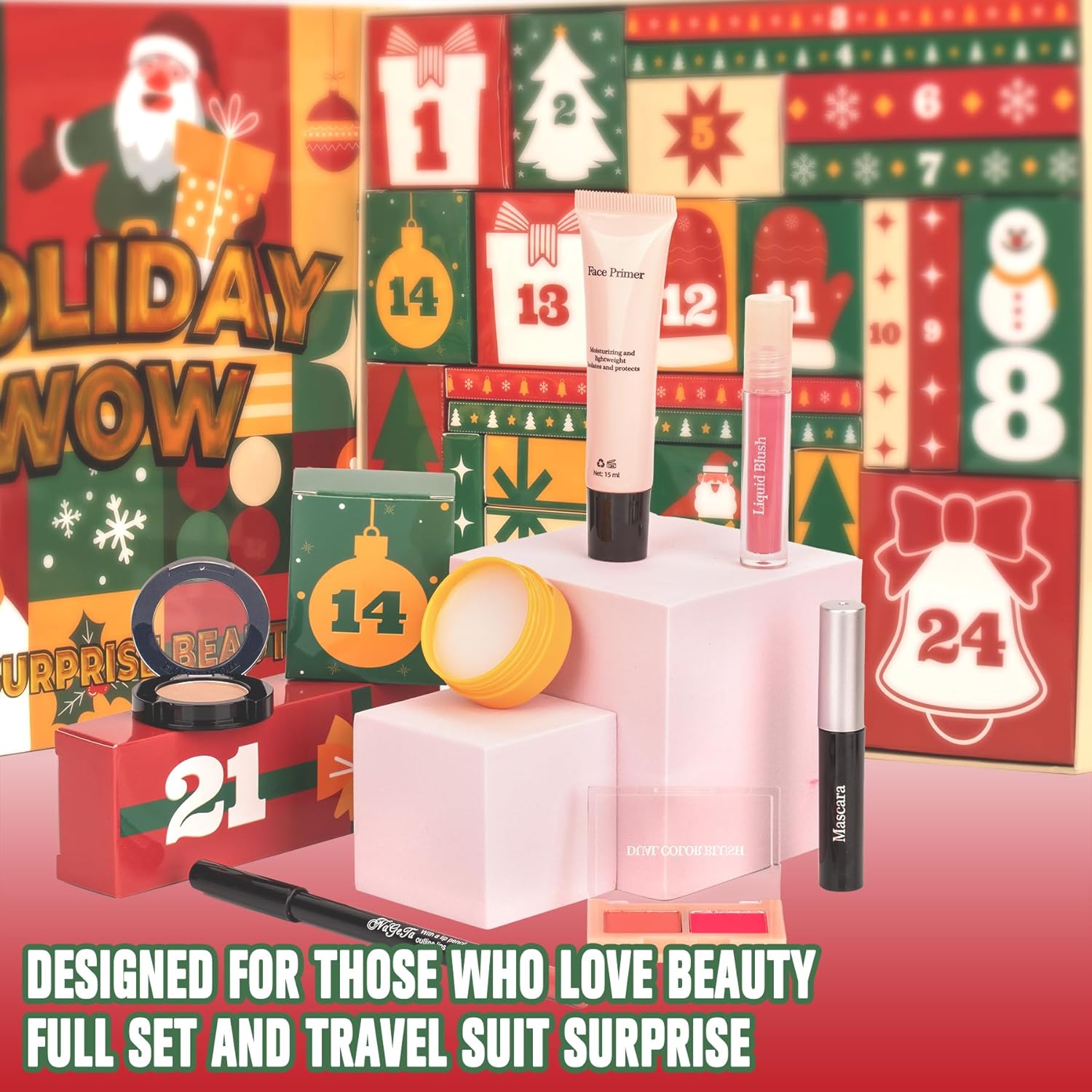 Skiennix Makeup Advent Calendar 2025 | 24 Days of Beauty Surprises - Perfect Christmas Gift for Teen Girls