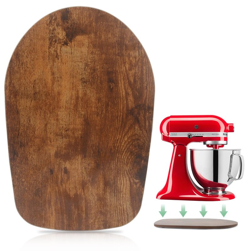 Bamboo Mixer Slider Compatible with Kitchen aid Bowl Lift Stand Mixer (5-8 Qt Stand Mixer)