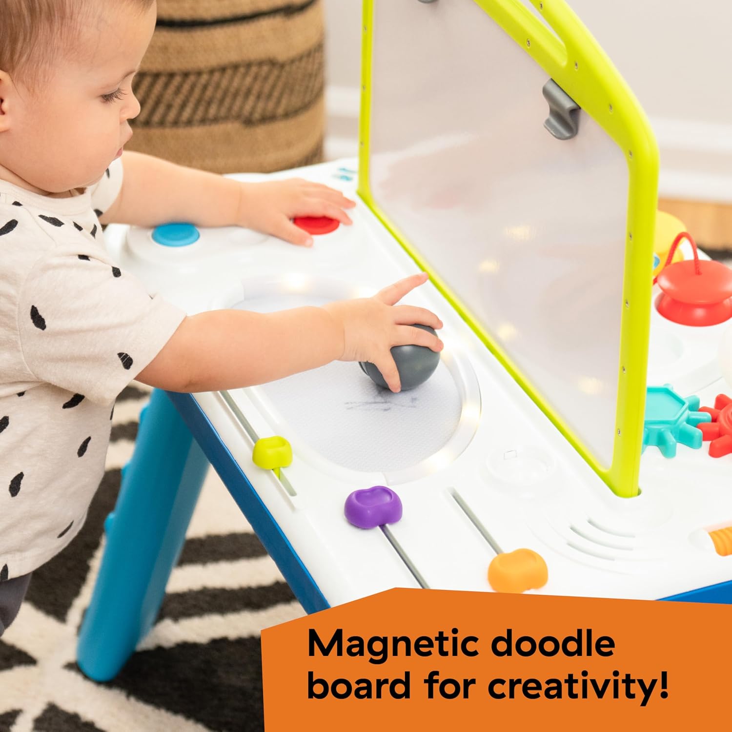 Baby Einstein Curiosity Table - Interactive Montessori Play Station for 12 Months & Up