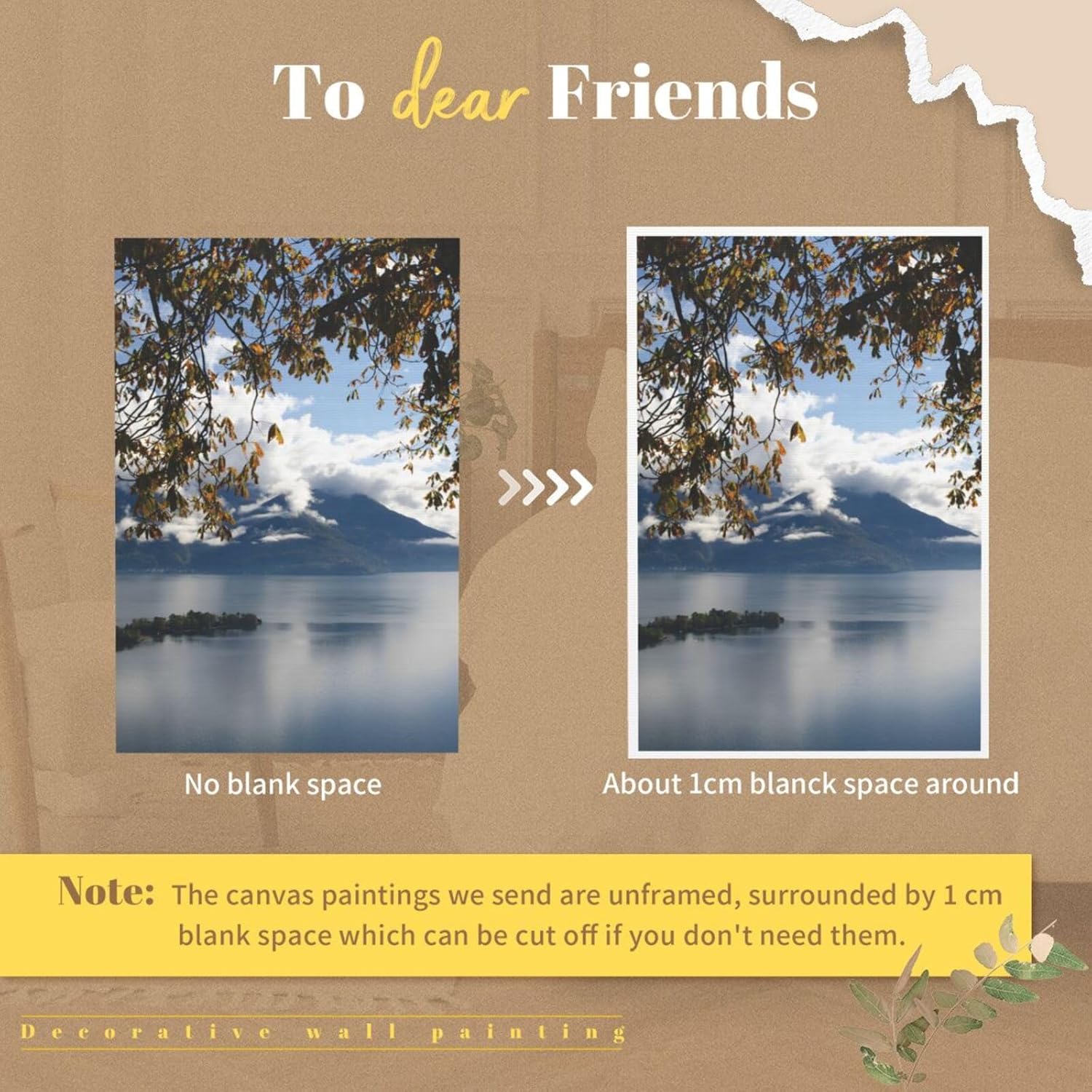 Skiennix Custom Canvas Prints - Personalized Photo Posters for Home & Office | 12x18 Inch