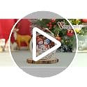 Mom and Dad to Be Christmas Ornament - New Parents Gift for Couples, Baby Announcement Keepsake