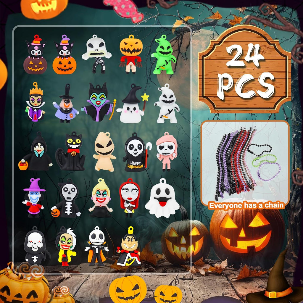 SWIND Christmas Advent Calendar 2026 - Horror Figures Countdown Calendar with 24 Collectible Dolls