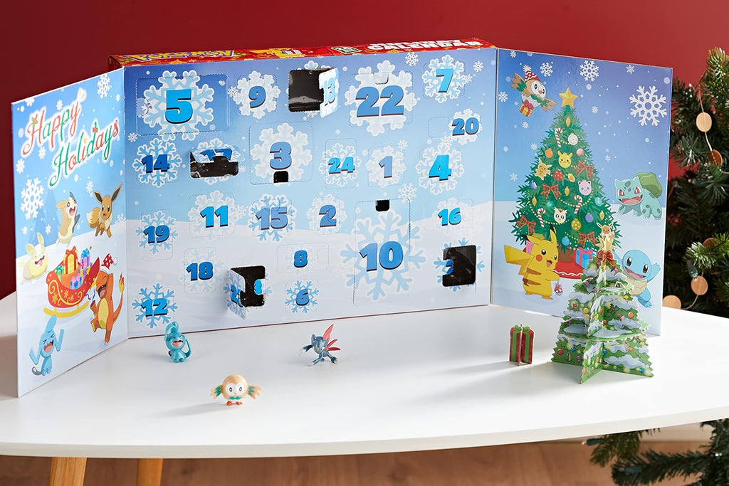 POKÉMON Advent Calendar 2021 - Festive Collectible with Exclusive Holiday Surprises