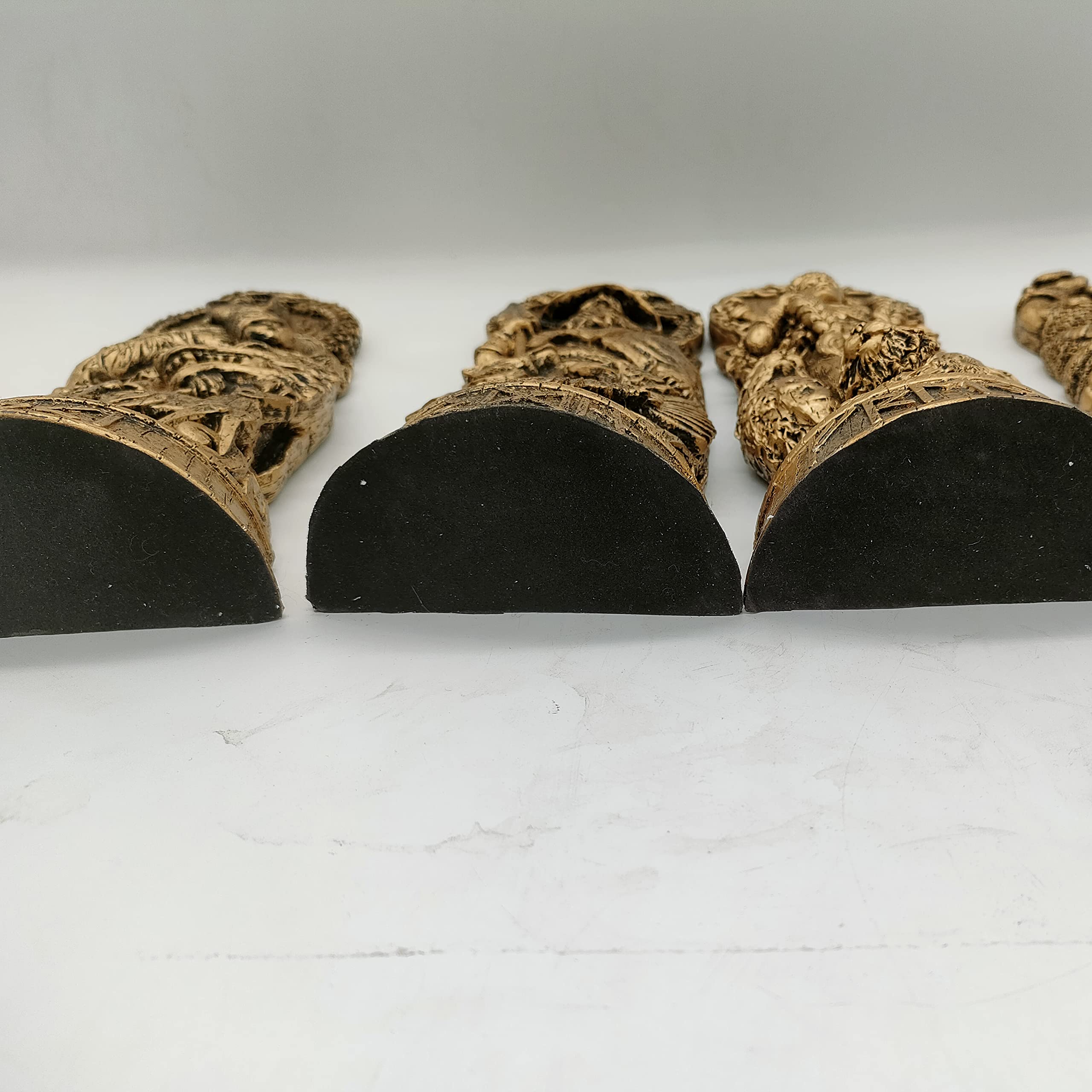 mozhixue Norse Gods Statue Norse Odin Loki Freyja Thor Statue Scandinavian Pantheon Ornaments Resin Viking Mythology Figurines Table Decorative Gift