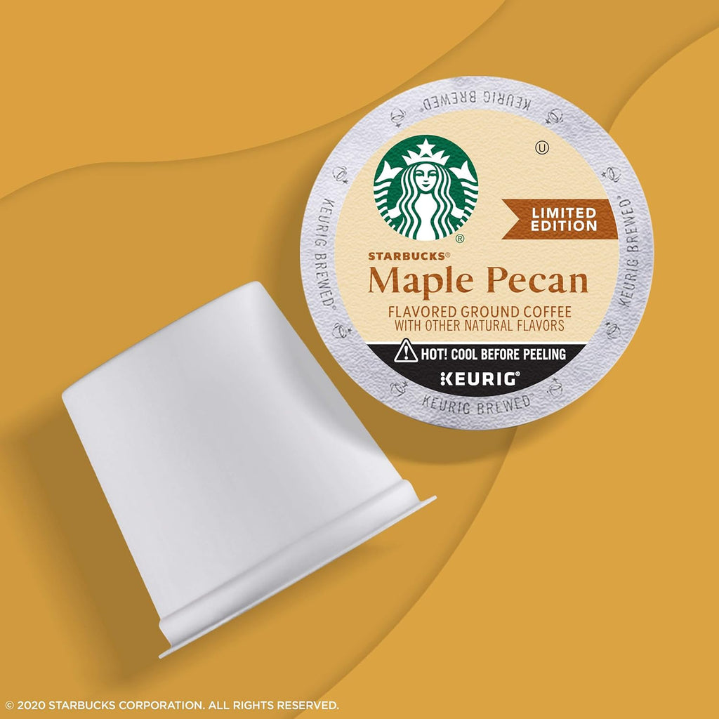 Starbucks Coffee K-Cup Pods - Maple Pecan Flavor | 22 Count for Rich, Delicious Brews