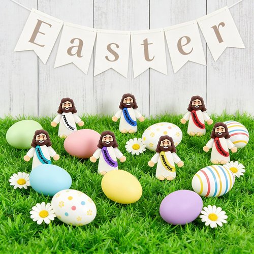 Little Jesus Figurines 210 Pack - Pocket-Sized Jesus Figures for Church Events & Easter Gifts