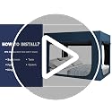 Twin Size Bed Tent Canopy, 80% Blackout Privacy Tent for Adults and Kids