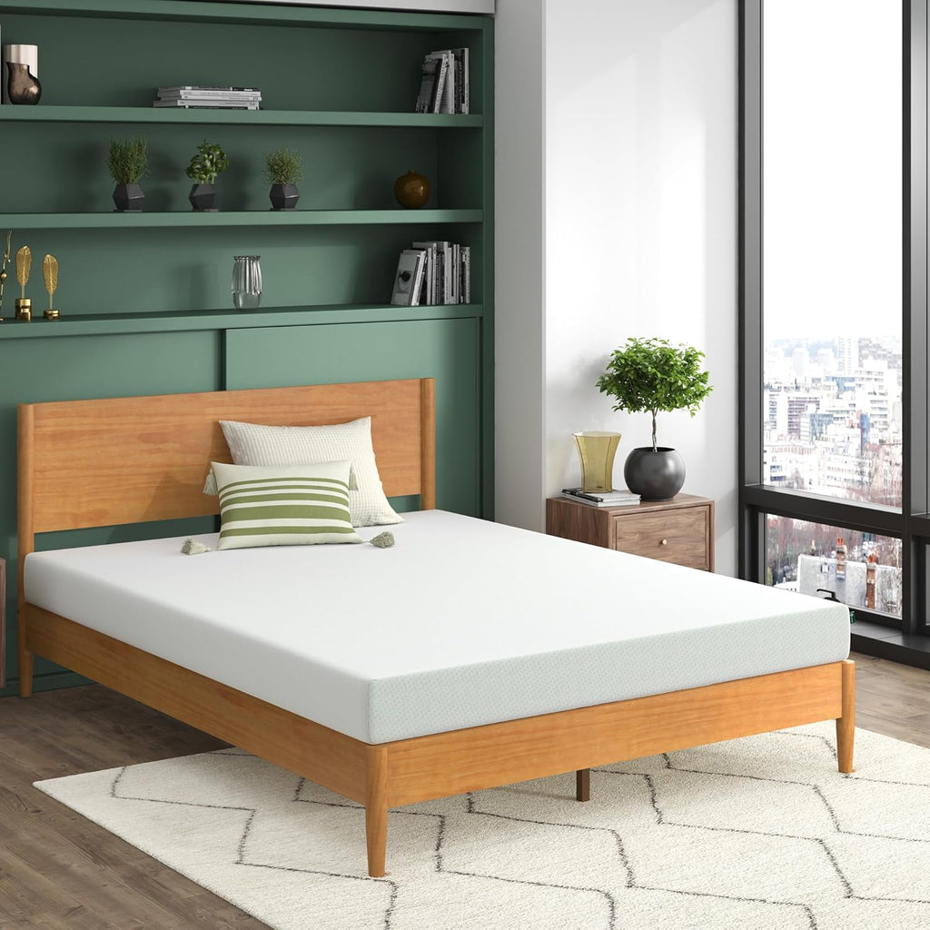 Zinus 6 Inch Green Tea Memory Foam Mattress - Queen Size | Fiberglass Free & CertiPUR-US Certified