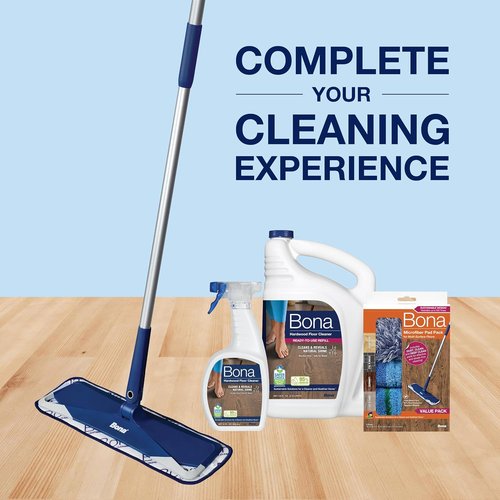 Bona Hardwood Floor Cleaner Spray - Residue-Free Solution for Wood Floors | 32 fl oz (Pack of 2)