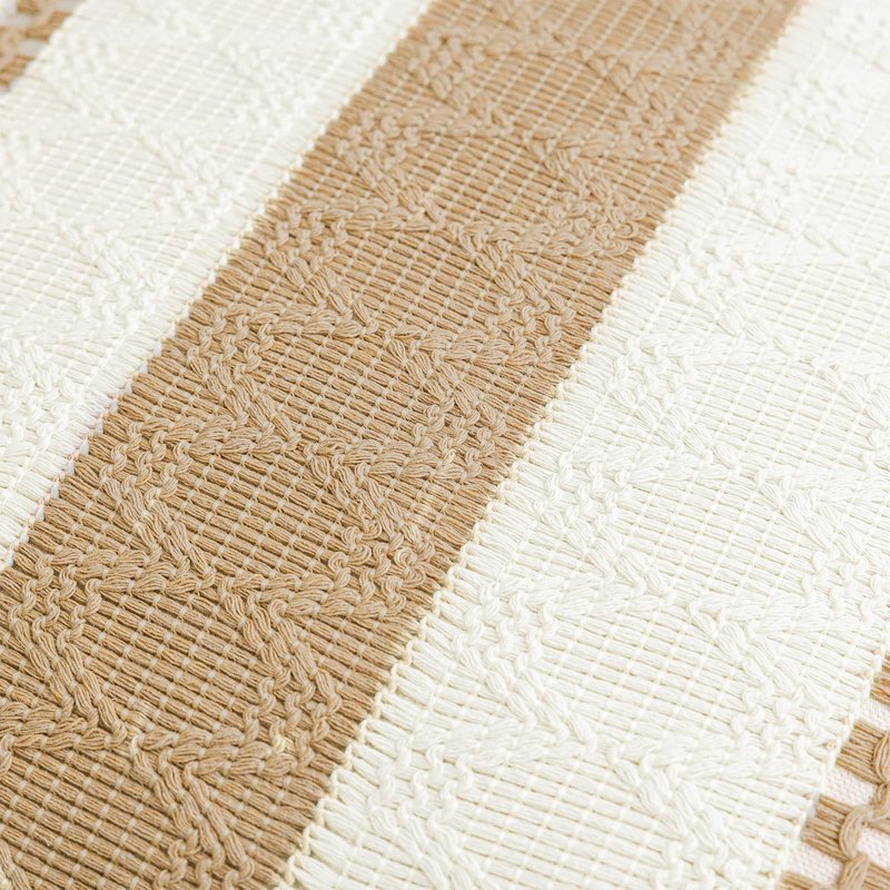 Laolitou Decorative Pillow Covers 18×18 Pack of 2, Boho Cotton Linen Soft Cozy Neutral Throw Pillow Cases for Living Room Sofa Bedroom Couch Cushions Home Decor