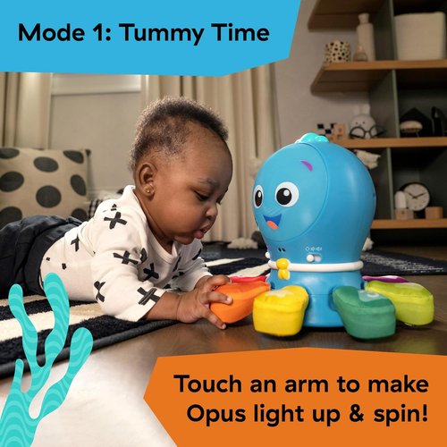 Baby Einstein 4-in-1 Ocean Explorers Crawl & Chase Activity Toy | Music, Lights, Ages 3 Months to 5 Years