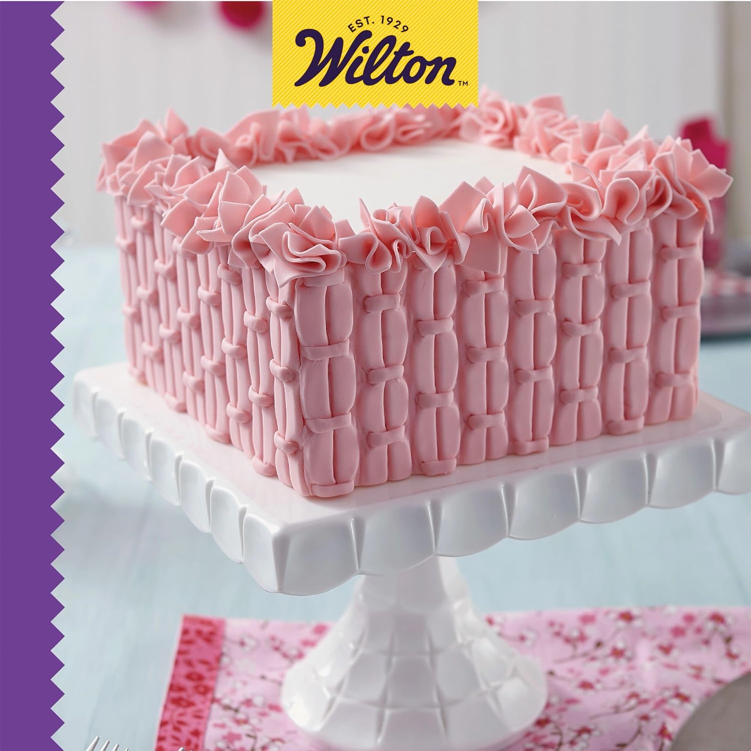 Wilton Square Cake Pan - 8 x 8 Inch Even Heating Aluminum Bakeware | PFAS-Free Design