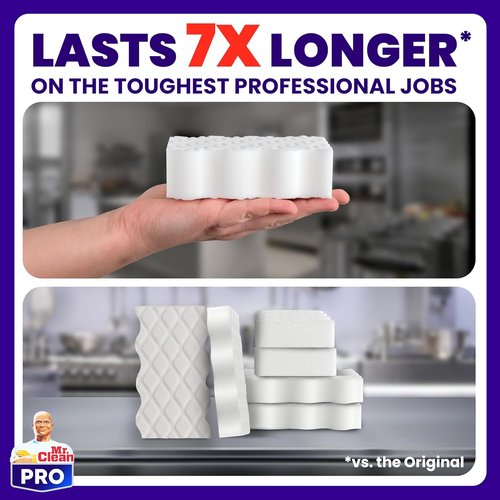 Mr. Clean PRO Magic Eraser - Ultra Pro Heavy Duty Cleaning Sponges for Grease & Stain Removal (26 Count)