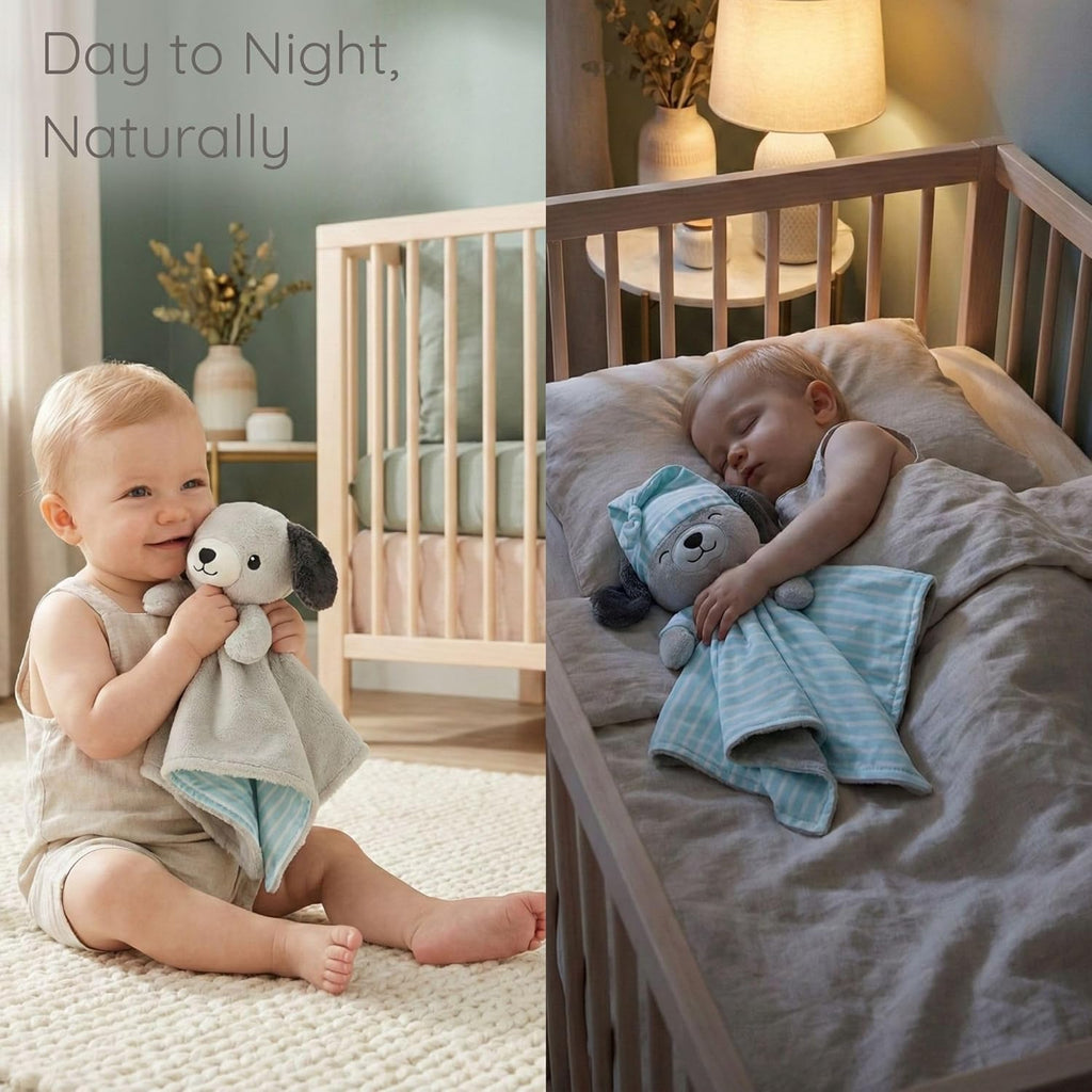 Zelkii Reversible Baby Lovey - Soft Security Blanket for Sleep & Play | Ideal for Boys & Girls