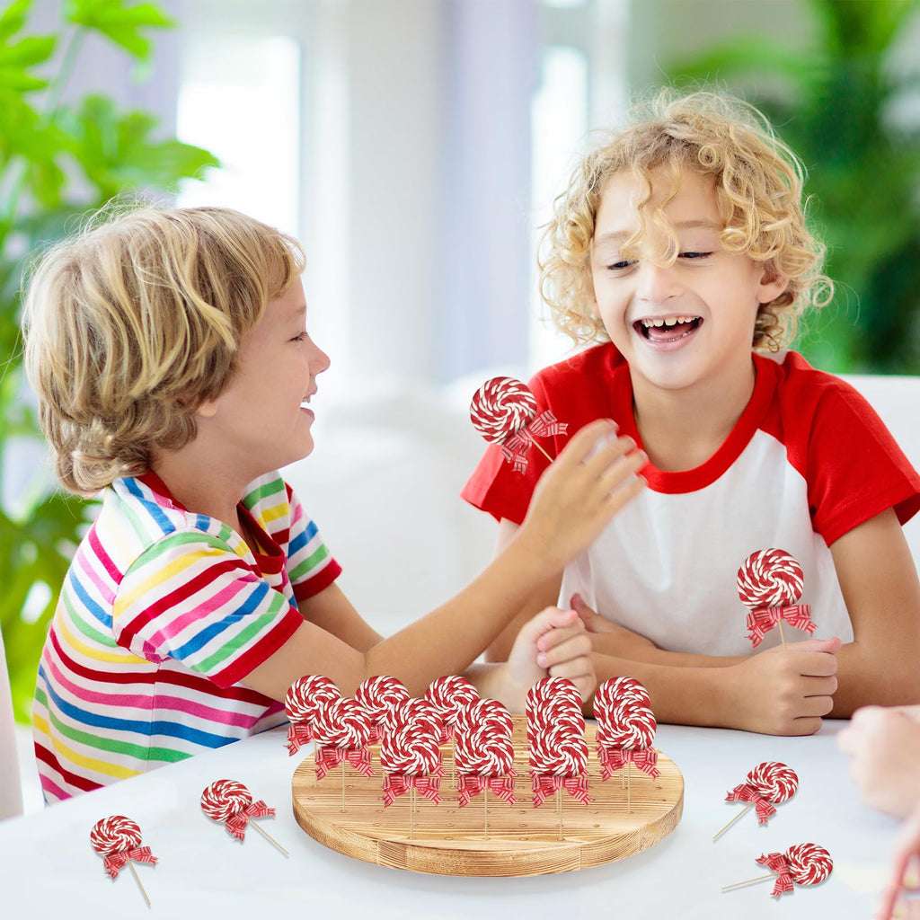 Cake Pop Stand Revolving Cake Pop Holder Round Lollipop Holder Lollipop Display Stand for Weddings Baby Showers Birthday Party Anniversaries Holiday