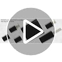 10-Piece Bathroom Accessory Set, Modern Black Striped Bath Essentials