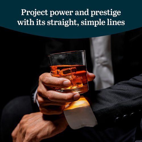 Libbey 917CD Heavy Base Rocks Glasses Set of 12, Rocks Glass Cups with Simple Lines, Elegant Old Fashioned Glass Set for Whiskey, Cocktails and More