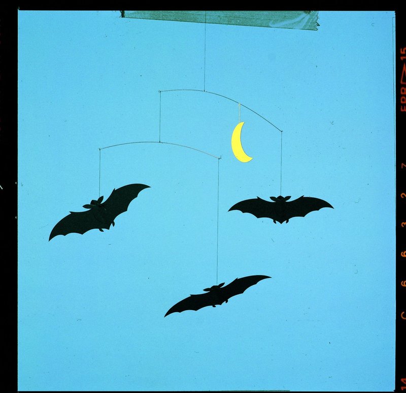 Lucky Bats Hanging Mobile - 20 Inches - Premium-Grade Cardstock - Handmade in Denmark by Flensted