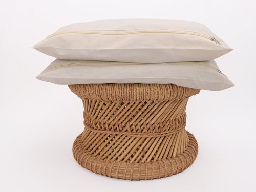 Scout Nature Cotton Storage Bag/Covers For Storage Set Of - 20 Big Size Single 16 X 14 Inches | Saree Bag for Clothing Store | Transparent window (20)