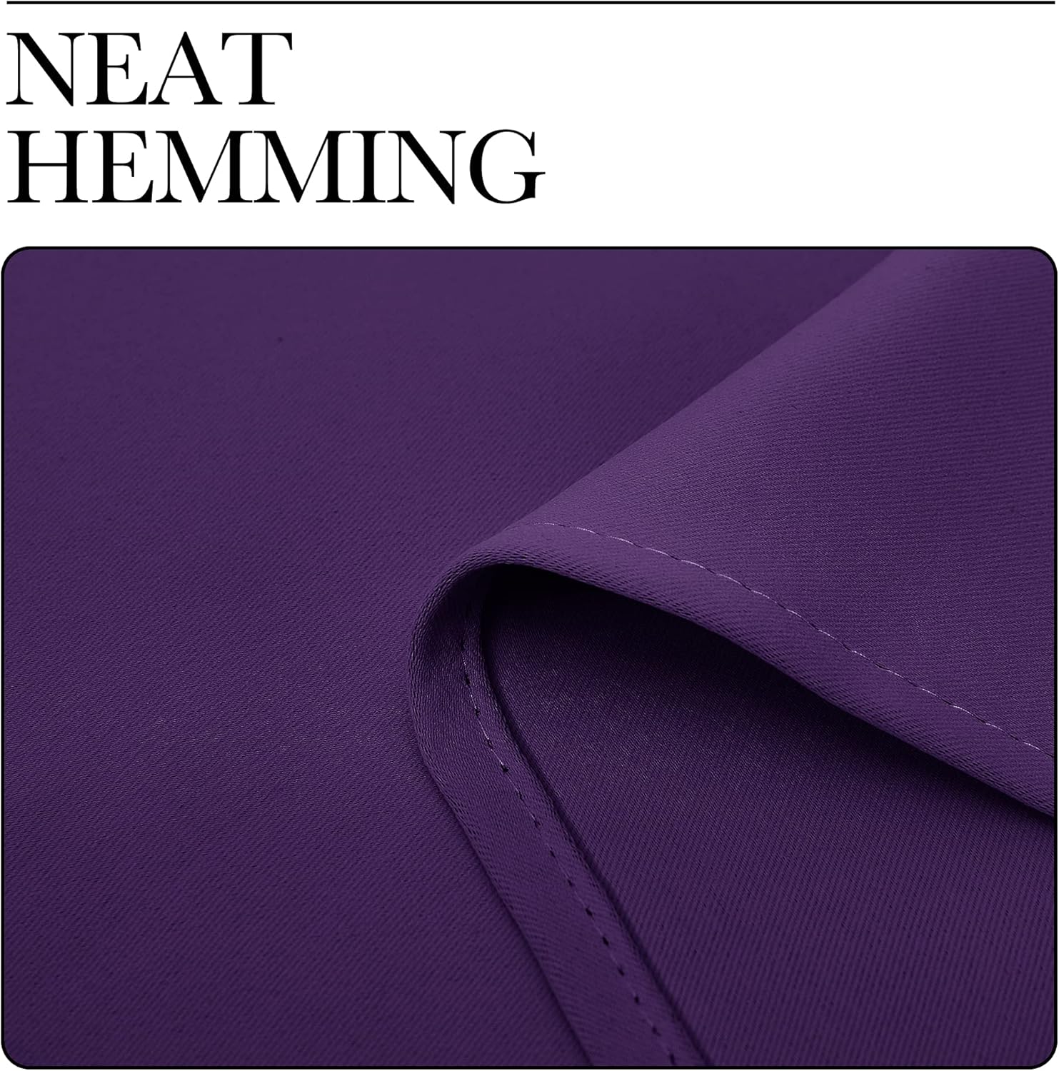 NICETOWN Thermal Insulated Blackout Curtains - Triple Weave Solid Ring Top Drapes | Set of 2, 29 x 45 Inch, Royal Purple
