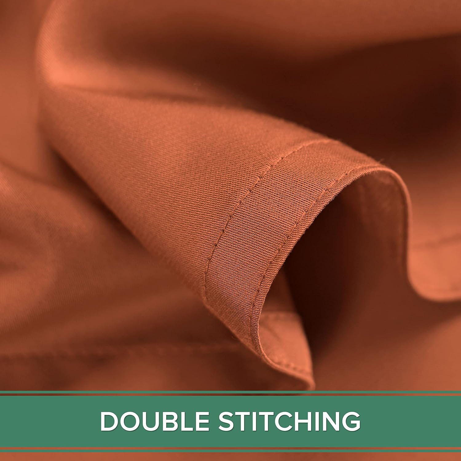 Pure Bamboo Full Sheets - 100% Organic Viscose Bed Sheet Set | Luxuriously Soft & Cooling (Full, Terracotta)