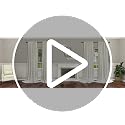 Natural Linen Blend Light Filtering Curtains 84 Inch - 2 Panel Set