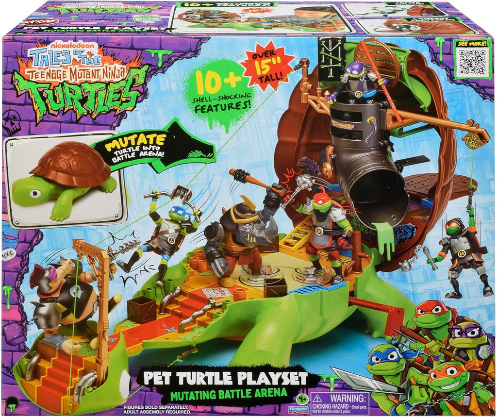 Playmates Toys Teenage Mutant Ninja Turtles Playset - Interactive Tales of The Pet Turtle