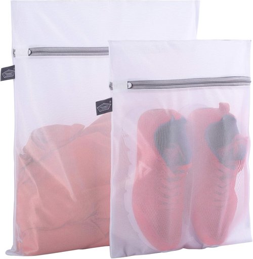 Kimmama Mesh Laundry Bag - Zippered Wash Bag for Delicates, Clothes & Small Toys | Durable & Convenient